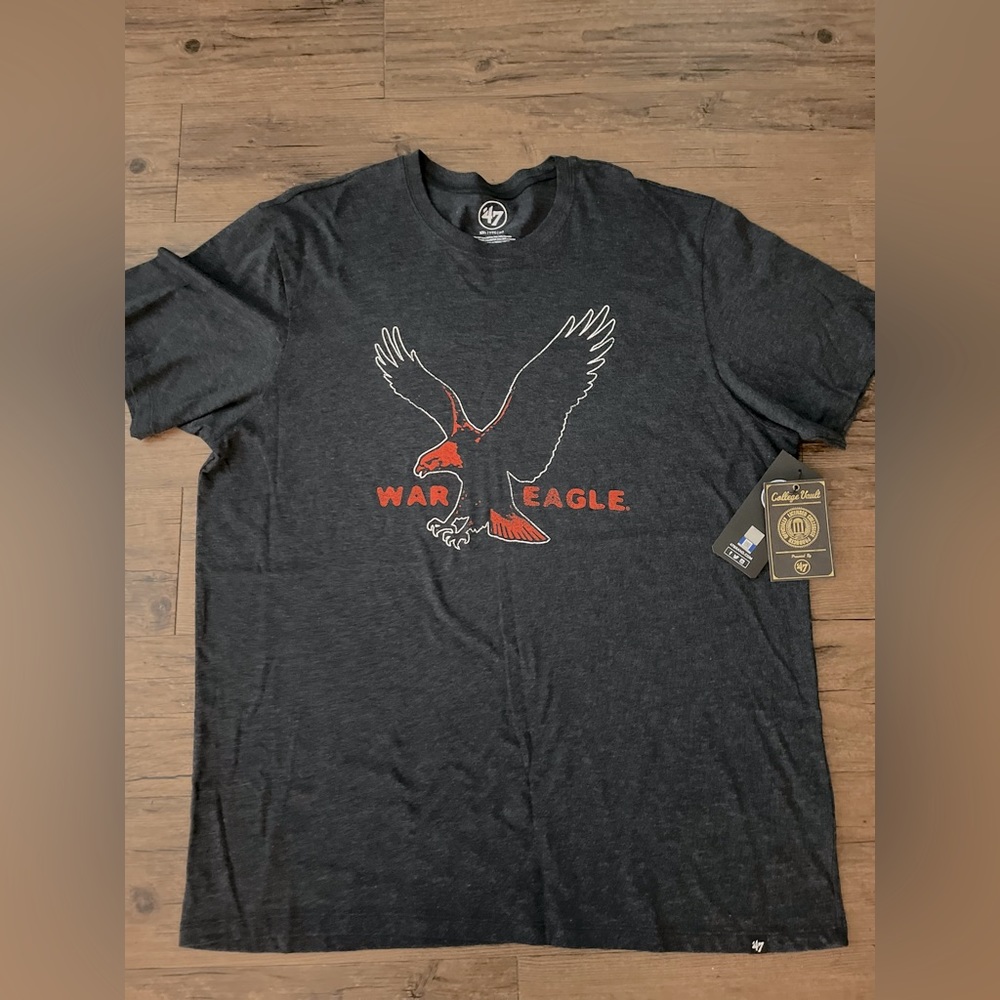 NWT MENS AUBURN WAR EAGLE COLLEGE VAULT SHORT SLEEVE TEE SIZE XXL